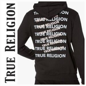True Religion TR Repeat Pullover Hoodie